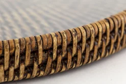 Flamant Togo, Plateau, Rond, Avec Verre, Reed Discount