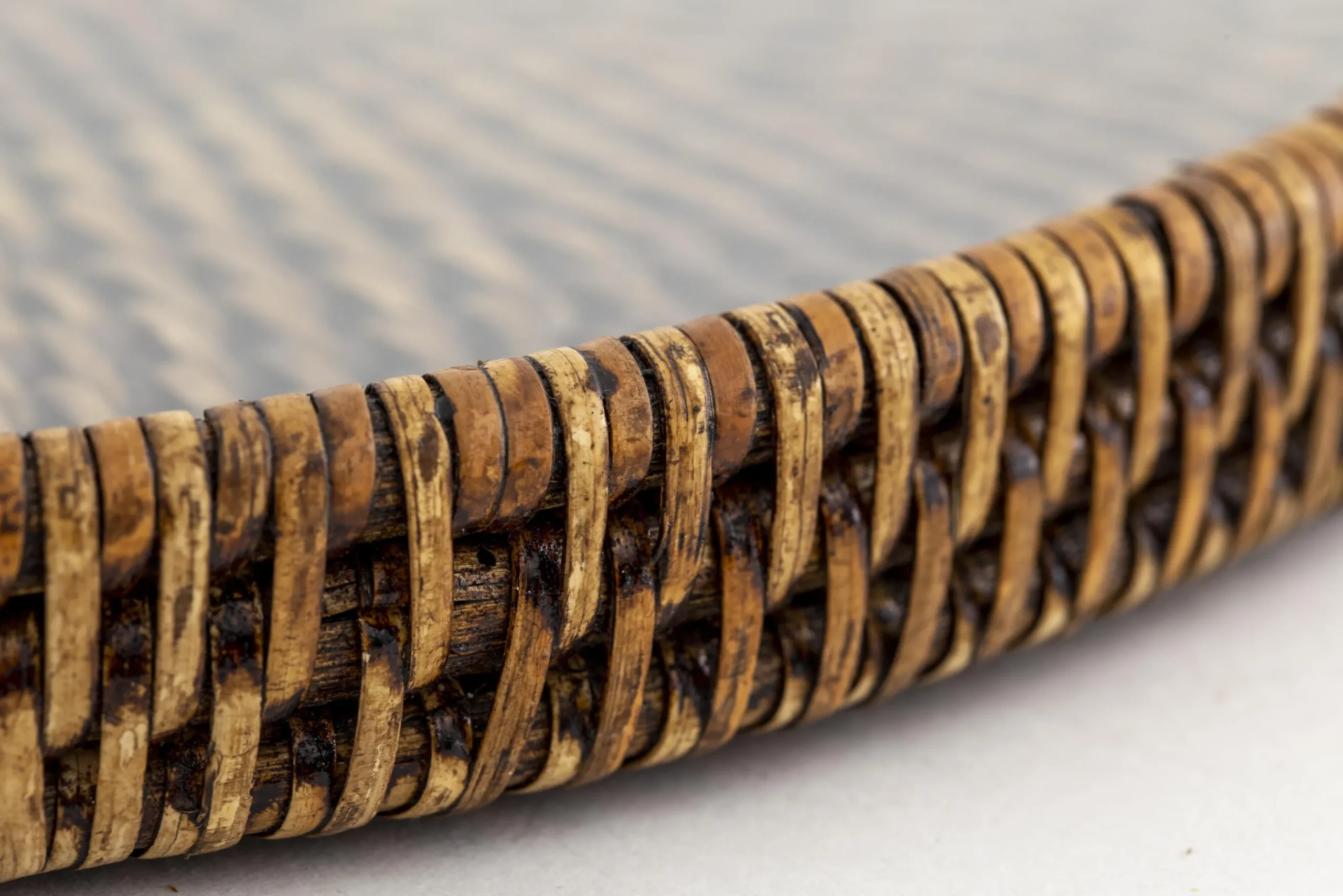 Flamant Togo, Plateau, Rond, Avec Verre, Reed Discount