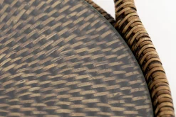 Flamant Togo, Plateau, Rond, Avec Verre, Reed Discount