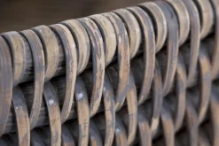 Flamant Togo, Plateau, Rond, Roseau, Gris, 48Cm