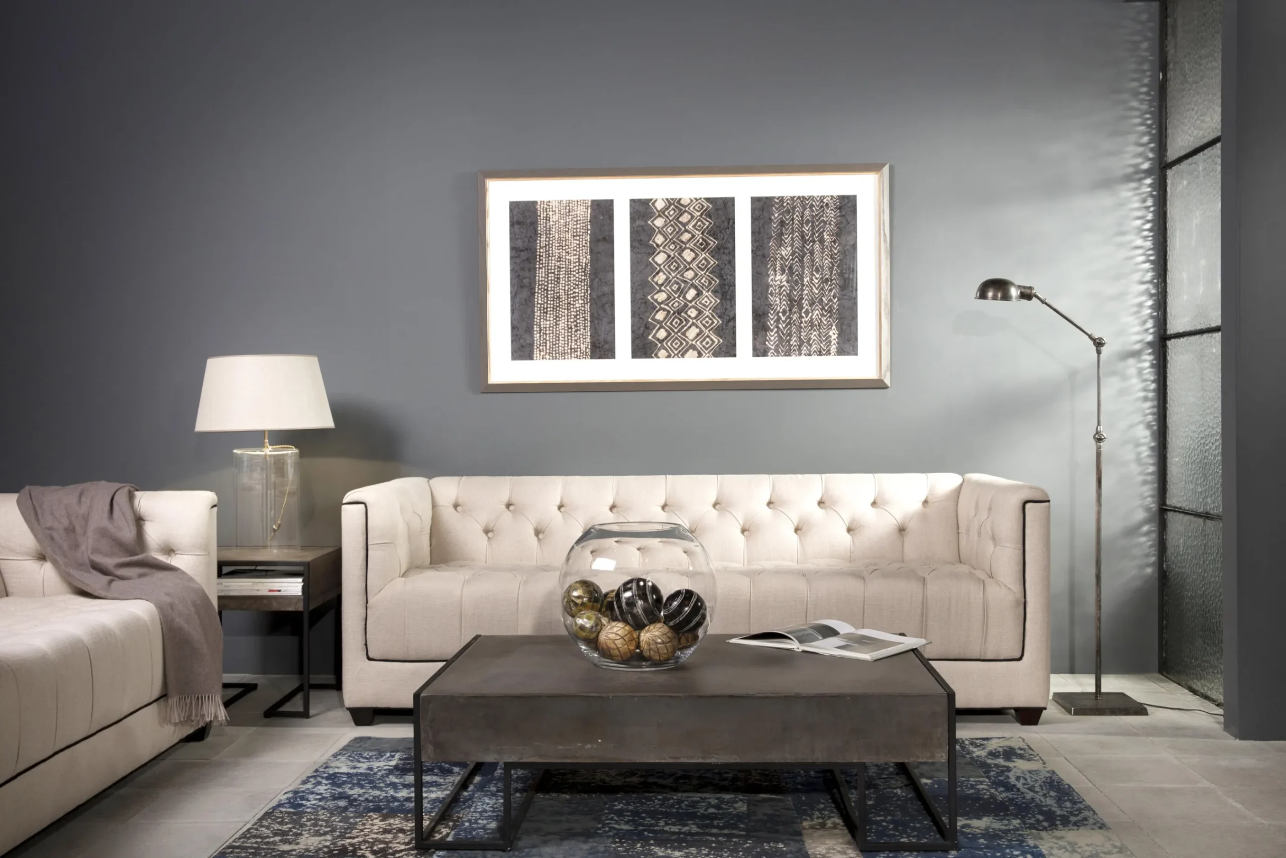 Flamant Twist, Lampadaire, Argent Antique, Ajustable Hot