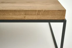 Flamant Urban, Table Basse, Chene Et Metal, Marron Clair Sale