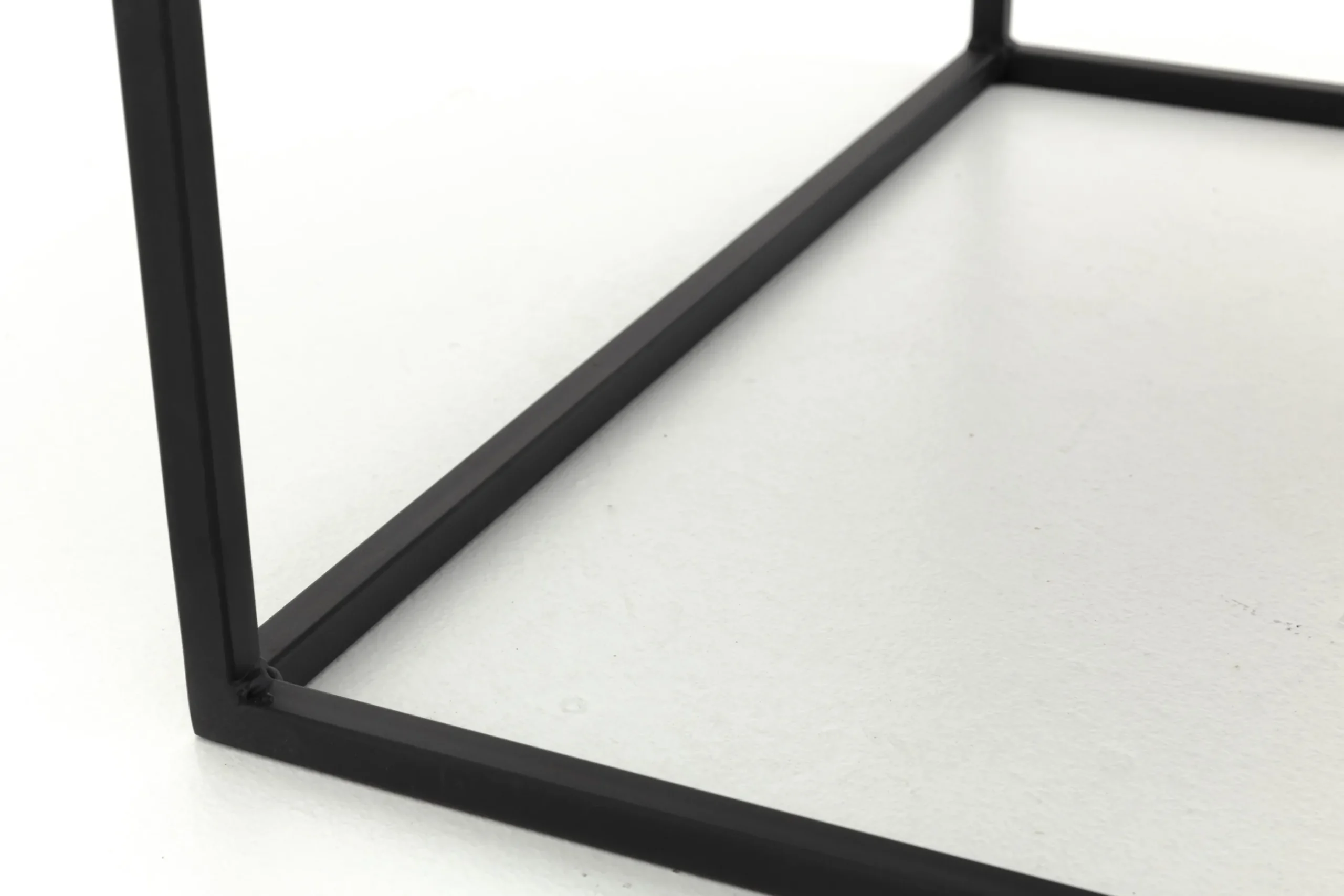 Flamant Urban, Table D'Appoint, Chene Et Metal, Marron Fonce