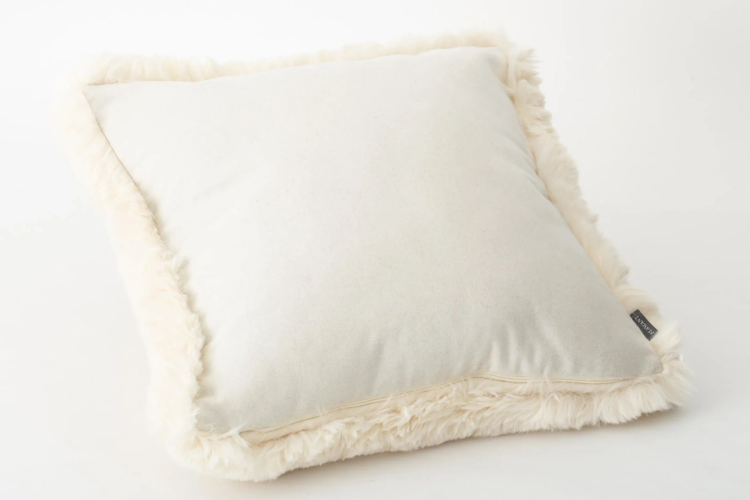 Flamant Veronica, Coussin, Fausse Fourrure Outlet