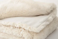 Flamant Veronica, Plaid, Fausse Fourrure