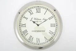 Flamant Walters, Horloge Murale, Nickel New