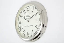 Flamant Walters, Horloge Murale, Nickel New