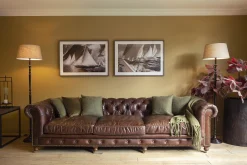 Flamant Yani, Coussin, Vert Olive Discount