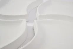 Flamant Yuni, Bol, Ceramique, Blanc, Ensemble De 4