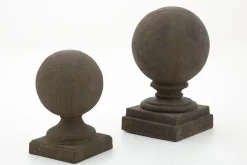 Flamant Zedar, Decoball Sur Pied, Pierre Reconstituee Sur Fibre De Verre, S Hot