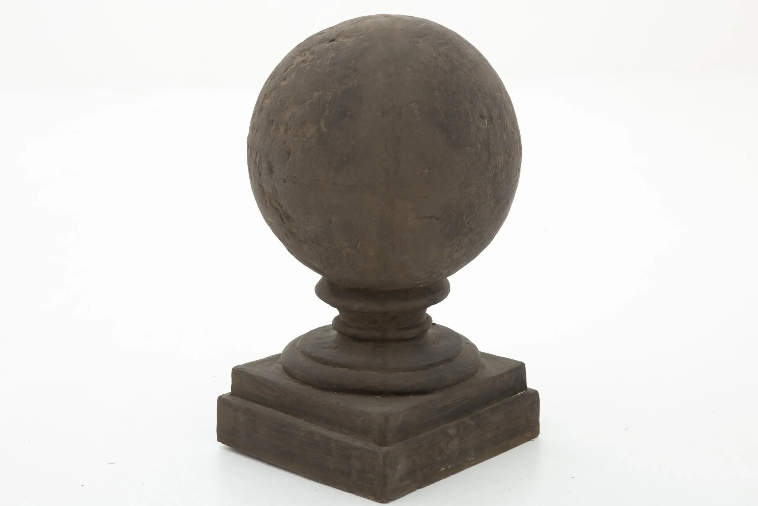 Flamant Zedar, Decoball Sur Pied, Pierre Reconstituee Sur Fibre De Verre, L New