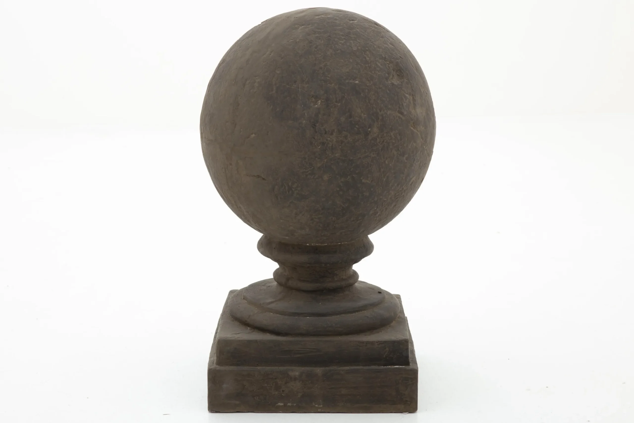 Flamant Zedar, Decoball Sur Pied, Pierre Reconstituee Sur Fibre De Verre, L New