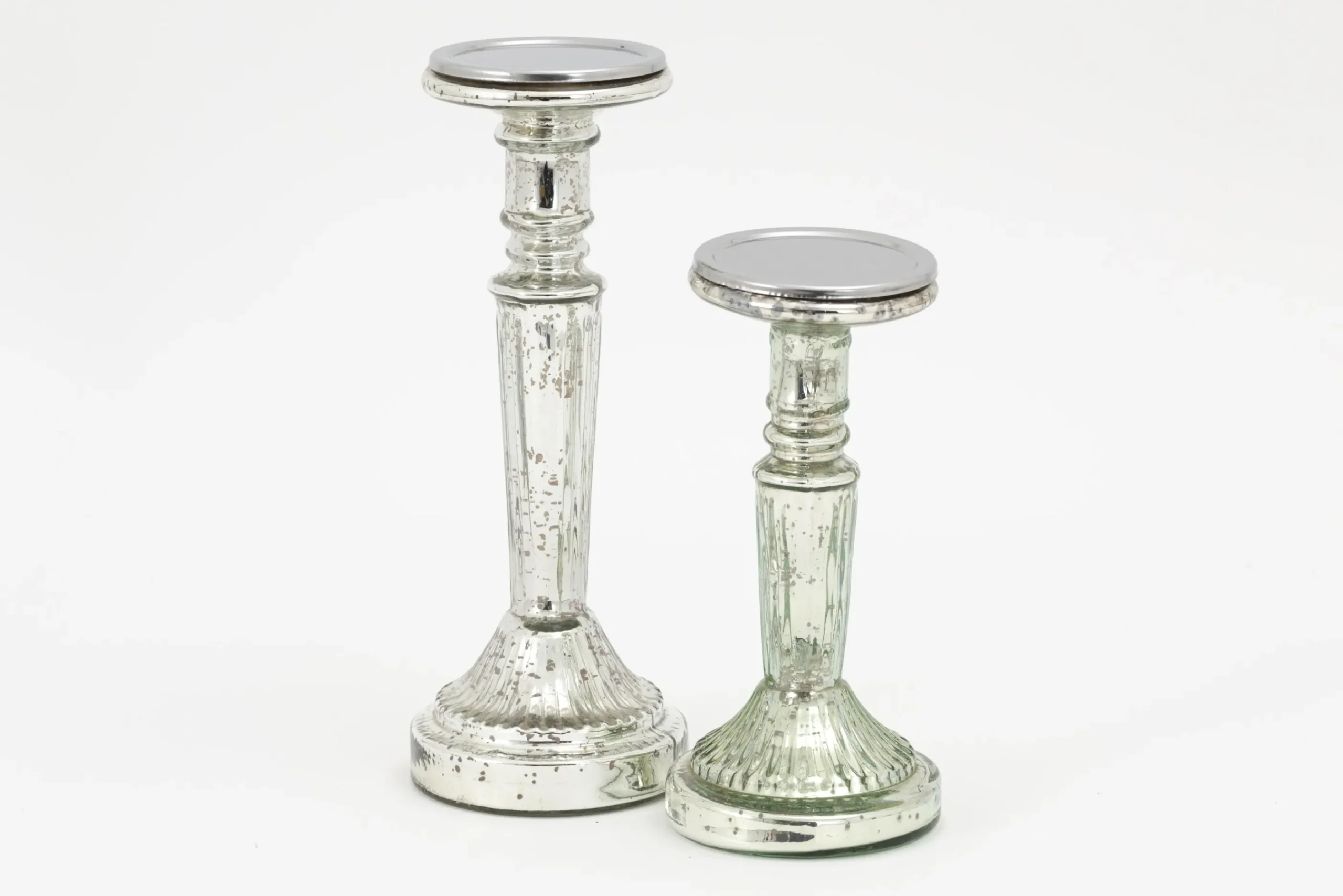 Flamant Zinia, Chandelier, Verre Mercure, S Clearance