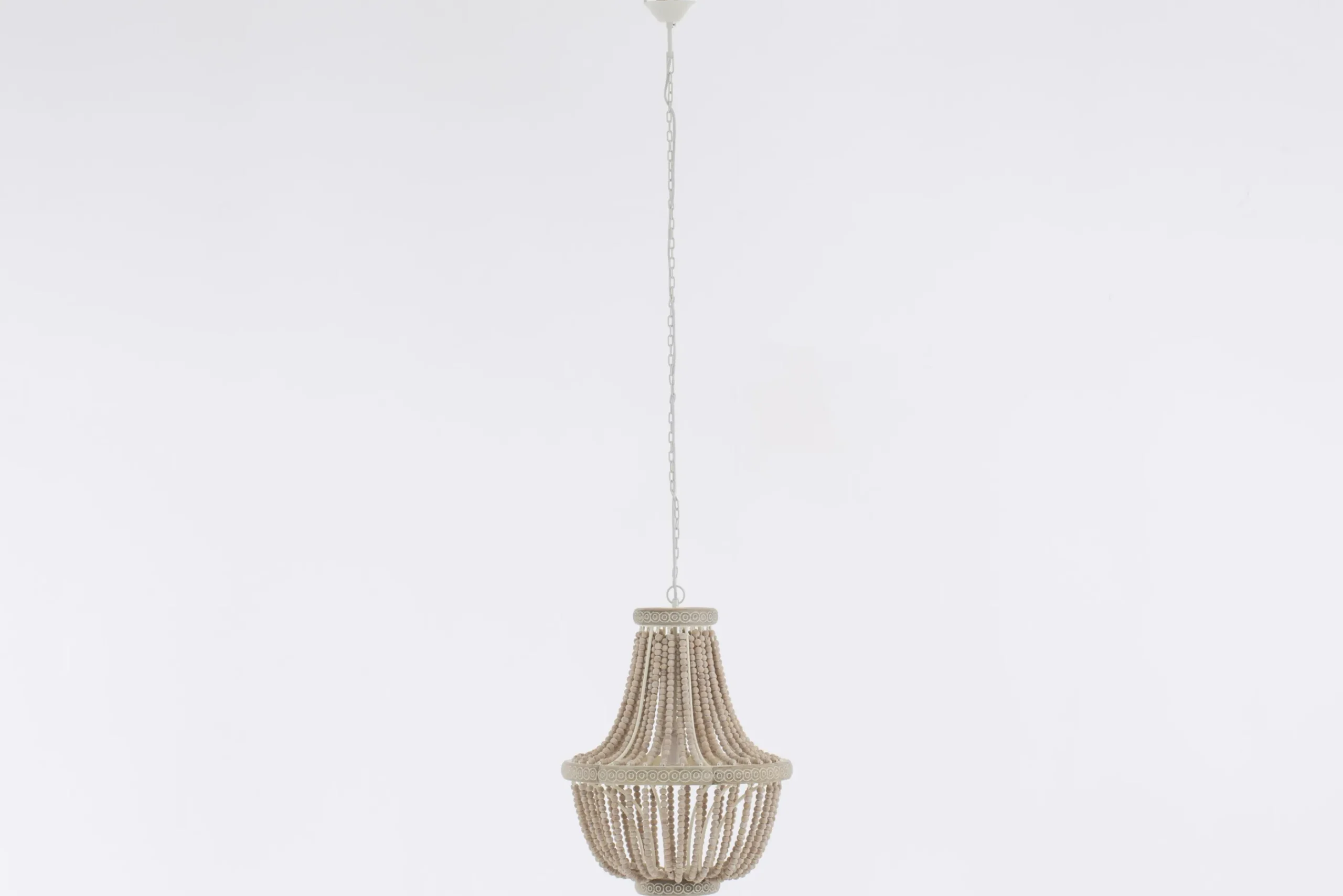 Flamant Zofia, Suspension, Perles De Fer Et Bois Discount